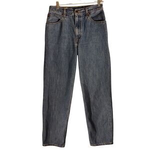 Levi's Premium jeans womens (30) 30x30 blue denim straight leg medium wash Big E